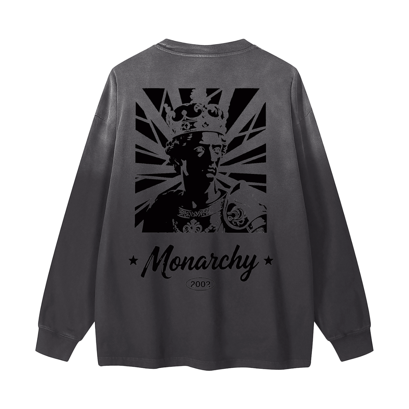 Gradient Washed Long Sleeve T-Shirt