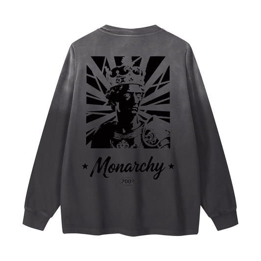 Gradient Washed Long Sleeve T-Shirt