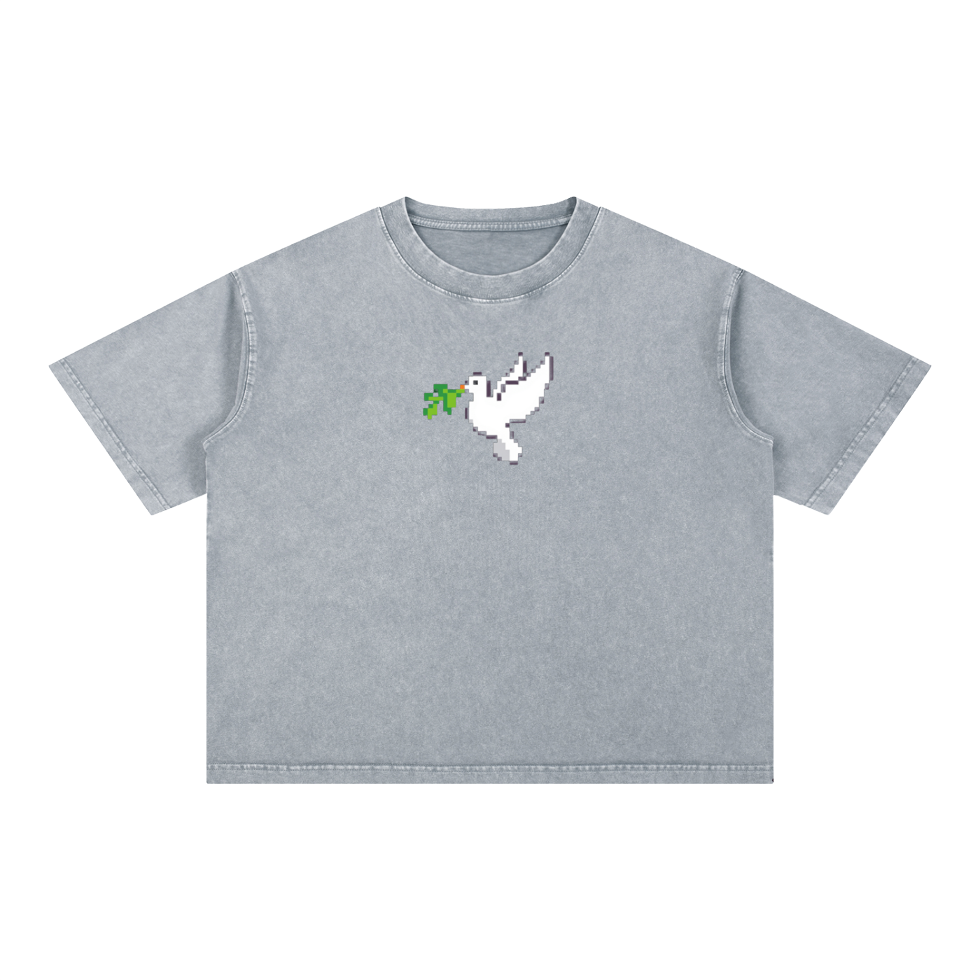 Mineral Wash Boxy Cotton T-Shirt