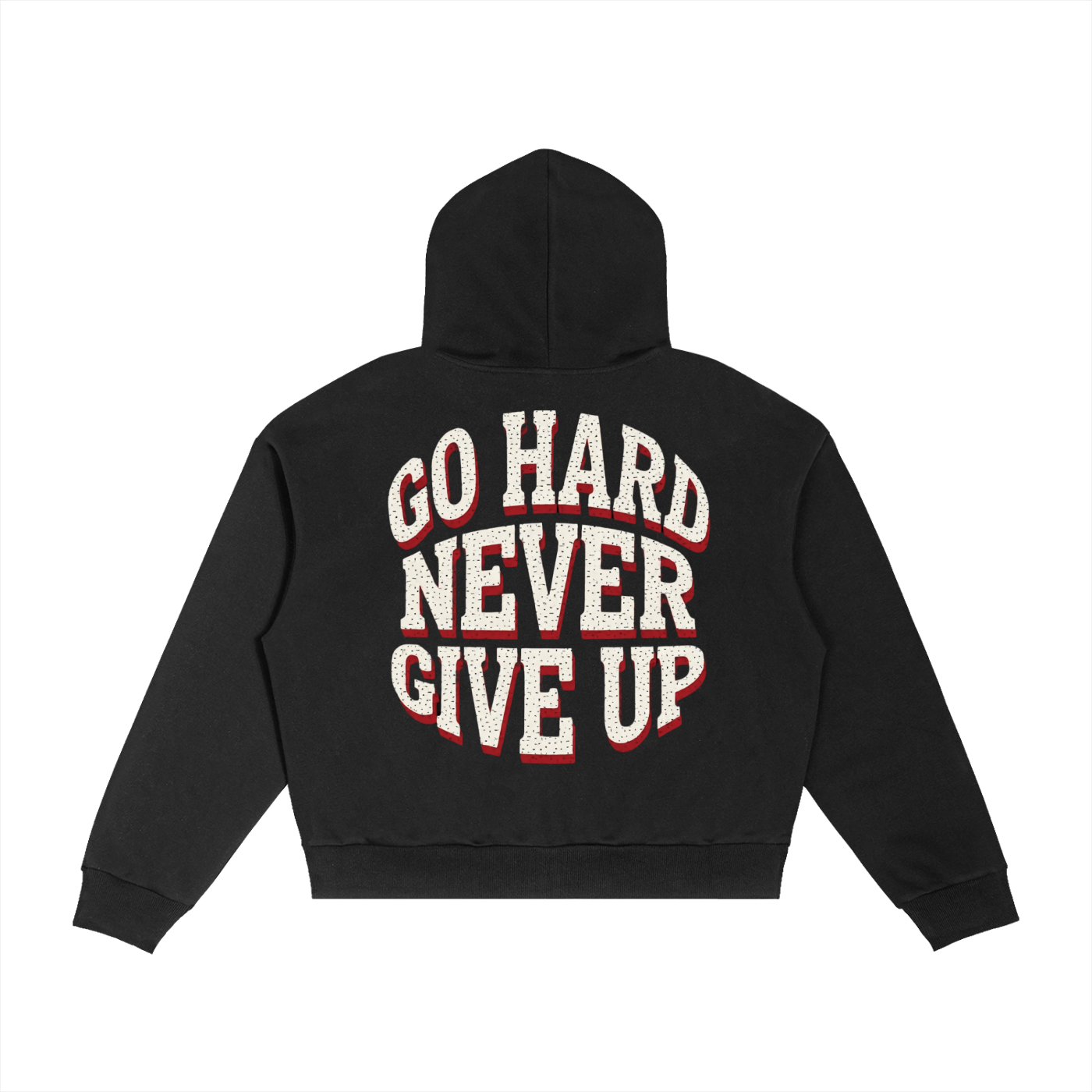 Contrast Plaid Boxy Zip Hoodie