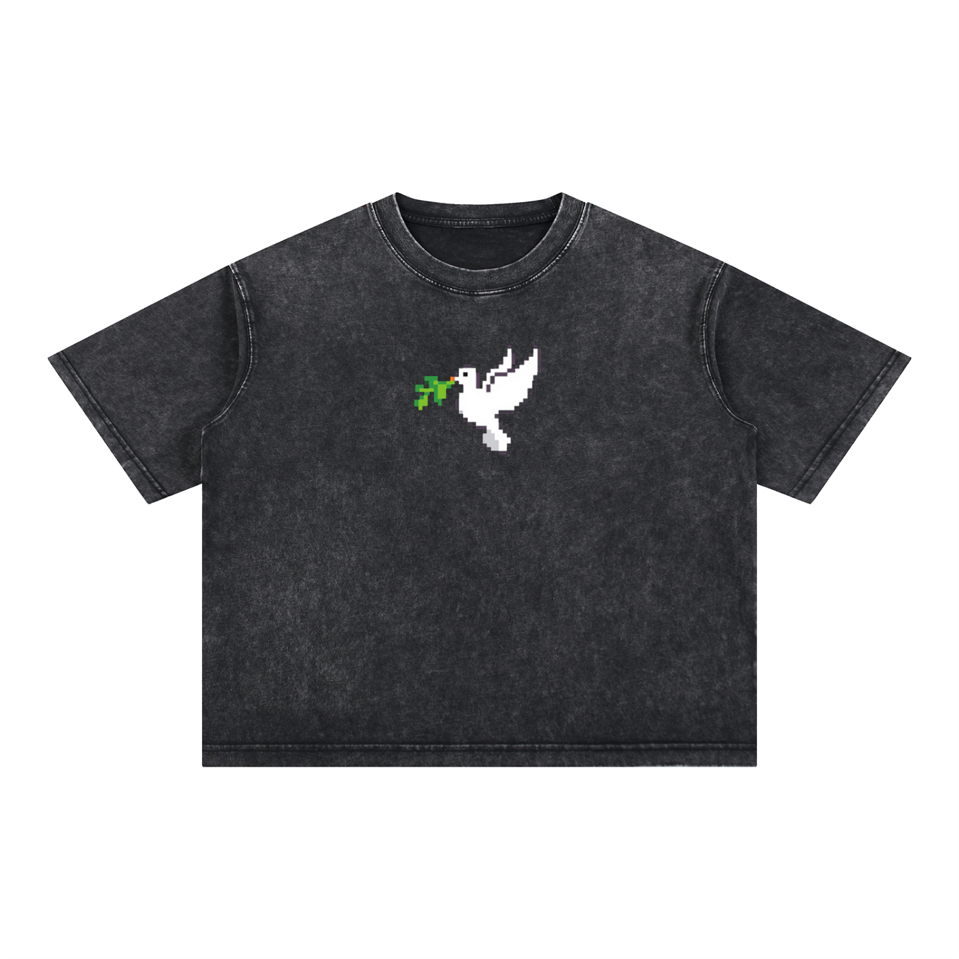 Mineral Wash Boxy Cotton T-Shirt