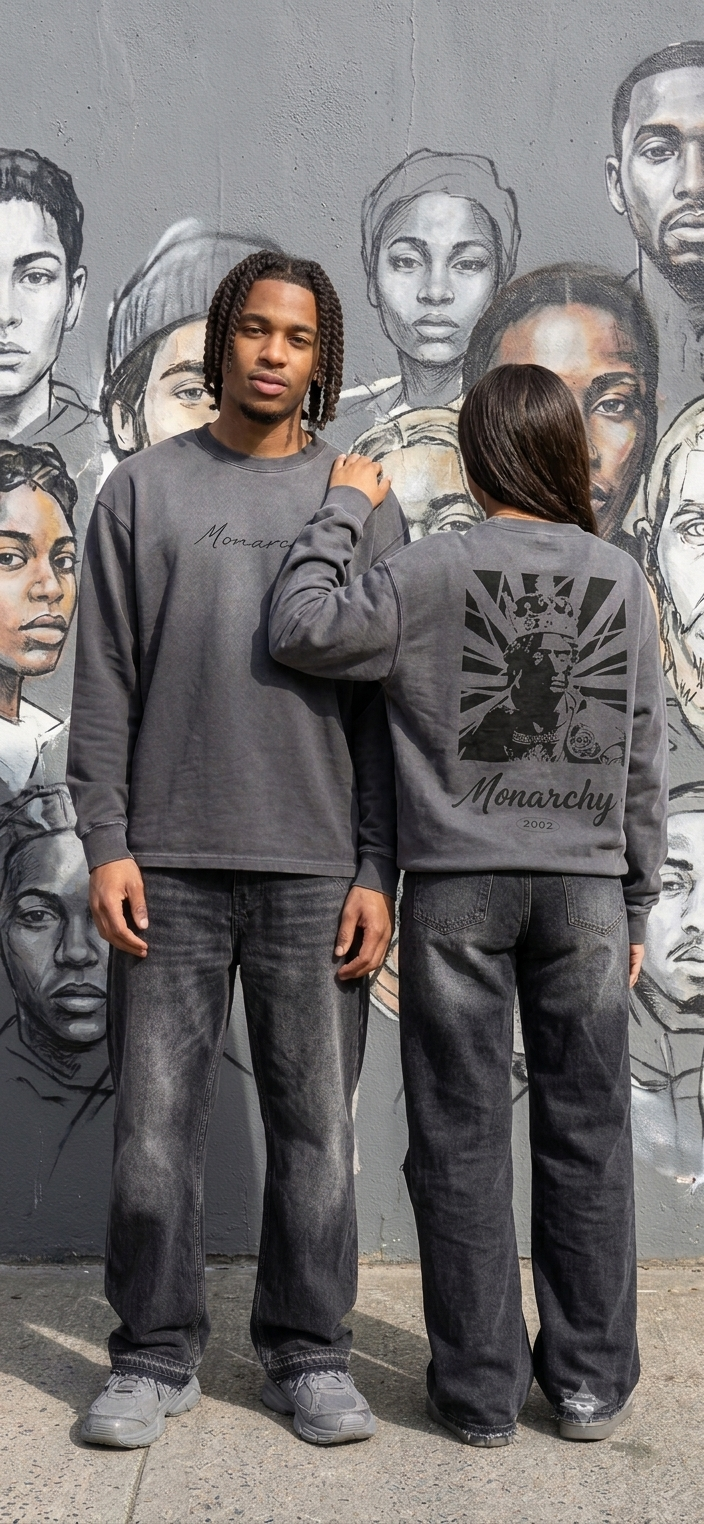 Gradient Washed Long Sleeve T-Shirt