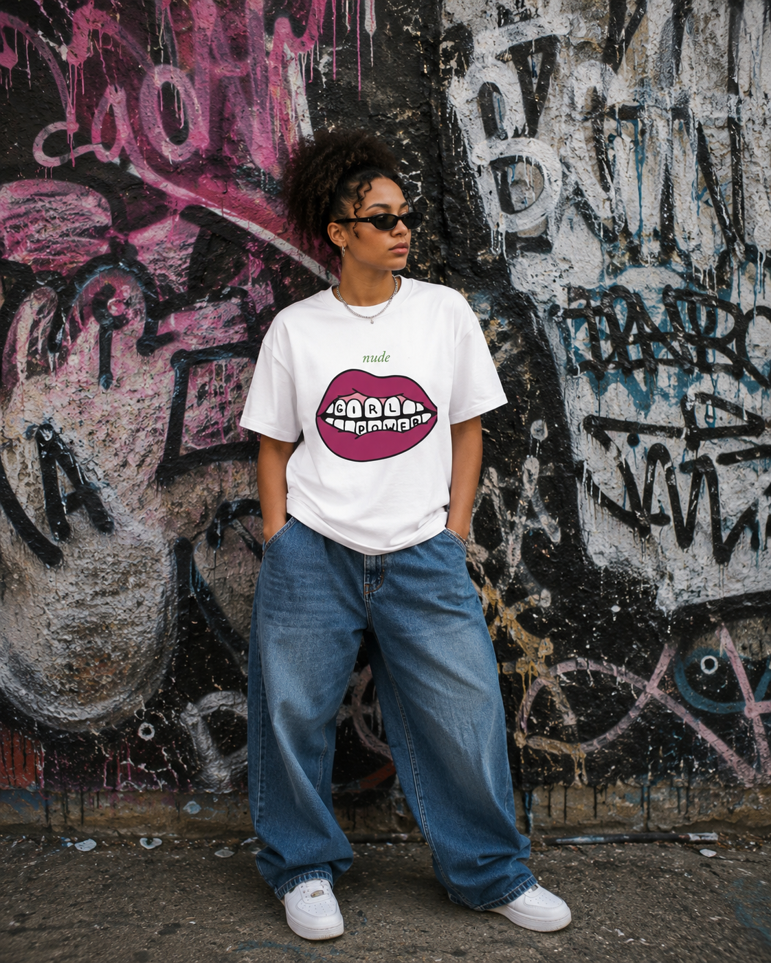 District Gritty Oversized Heavyweight T-Shirt – Urban Baggy Streetwear Tee