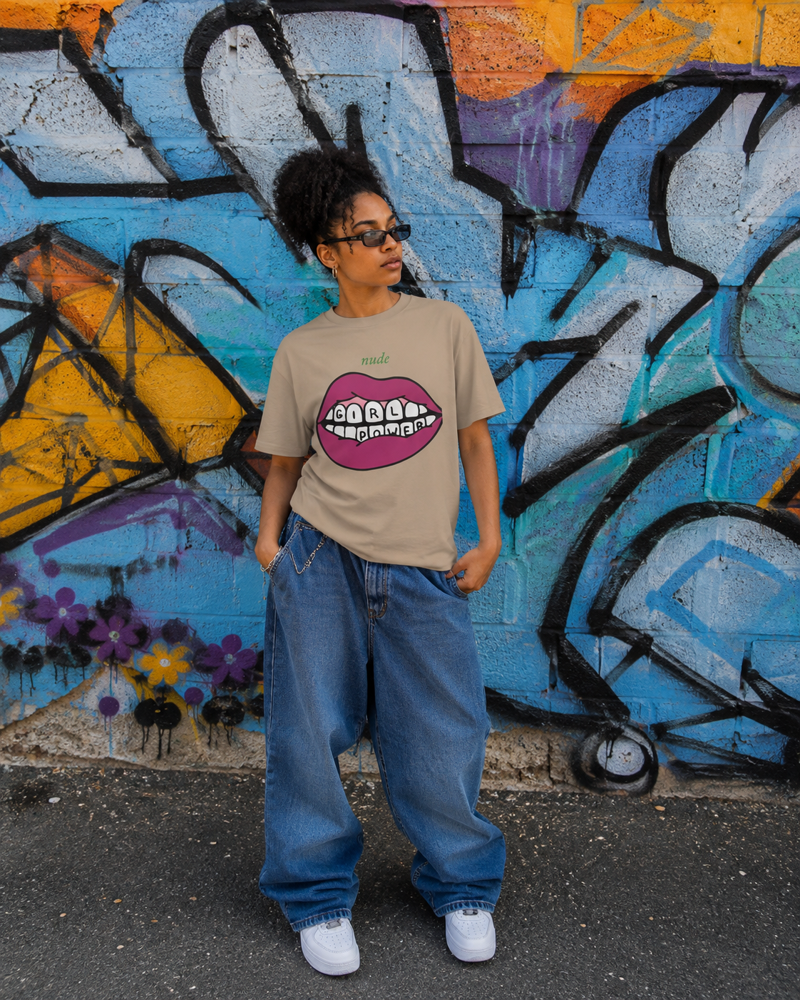 District Gritty Oversized Heavyweight T-Shirt – Urban Baggy Streetwear Tee
